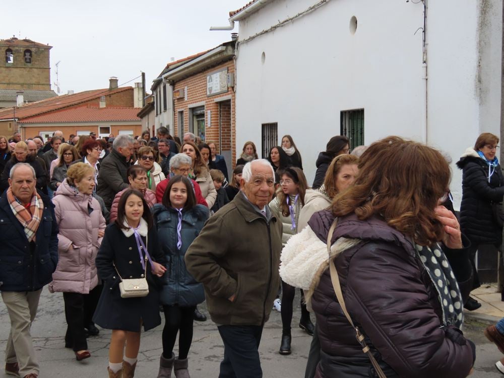 Babilafuente celebra San Blas con misa y bailes charros