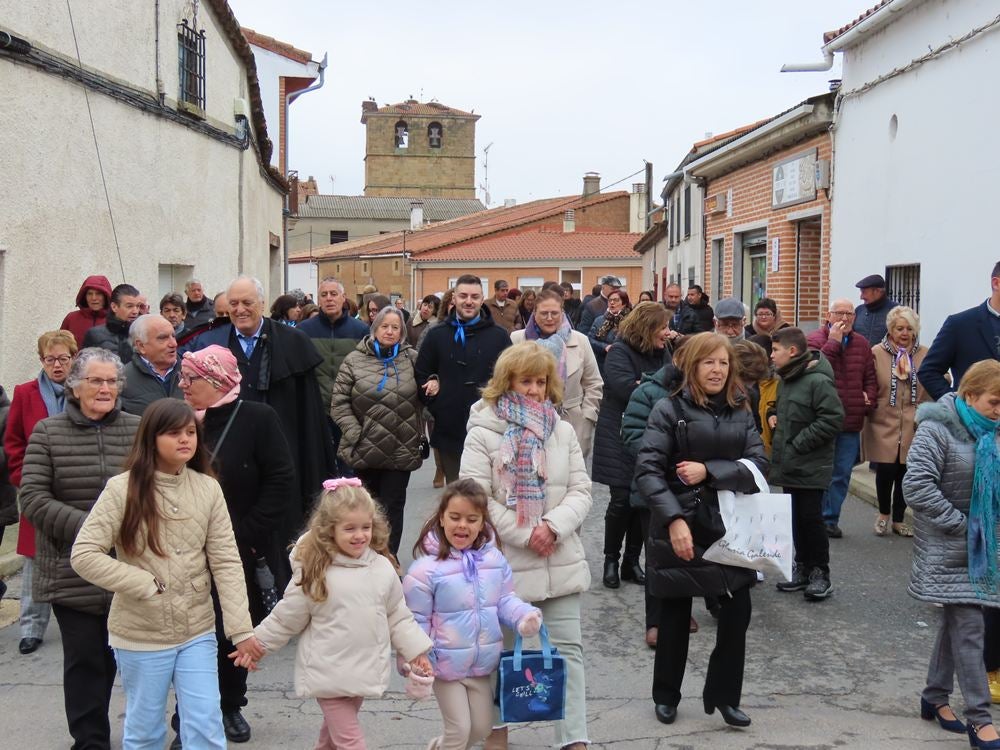 Babilafuente celebra San Blas con misa y bailes charros