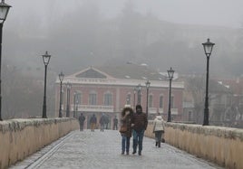 Salamanca en un día nublado.