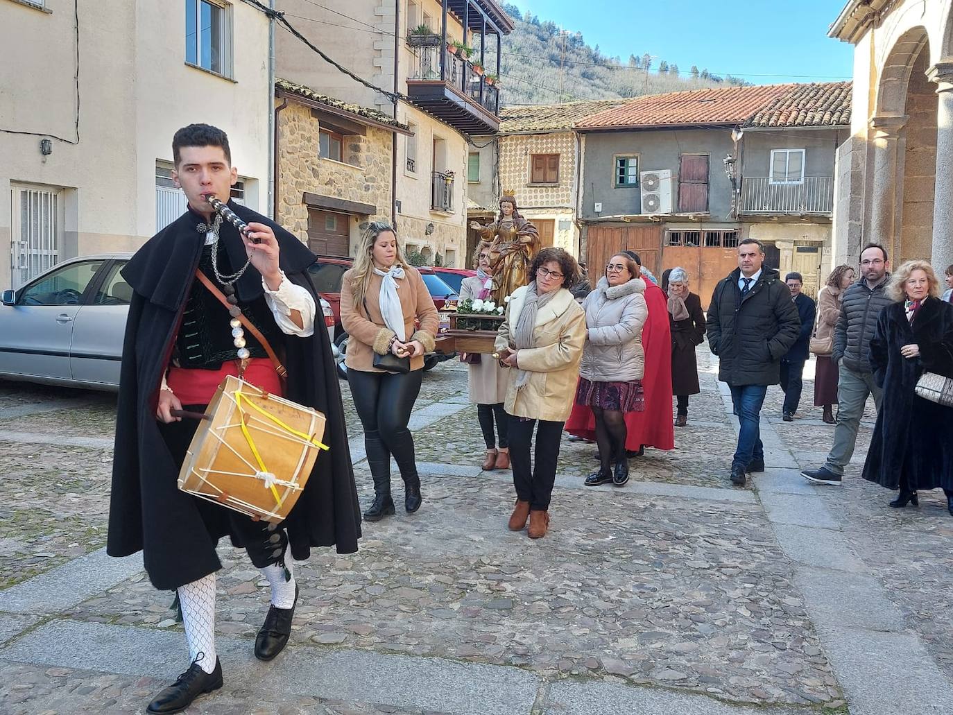 San Esteban de la Sierra honra a Santa Águeda