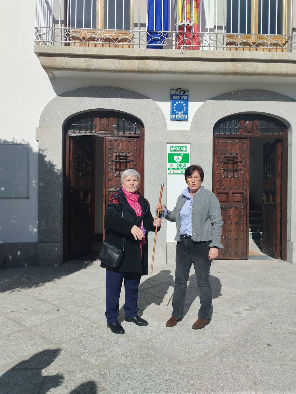 Las mujeres de Santibáñez de Béjar celebran la festividad de Santa Águeda