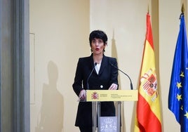 La ministra de Inclusión, Seguridad Social y Migraciones.