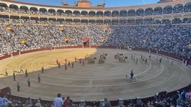 Pie de foto: Panorámica de la Plaza de toros de Las Ventas el pasado San Isidro.