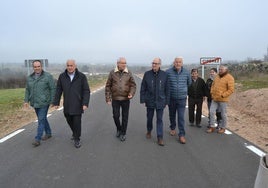 En el centro Javier Iglesias, durante la visita a la obra terminada