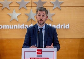 El consejero de Presidencia de la Comunidad de Madrid, Miguel Ángel García Martín.