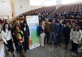 El equipo de Fundaneed en la jornada celebrada en la Facultad de Psicología.