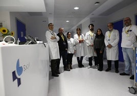 Representantes del equipo de investigación de Medicina Interna.