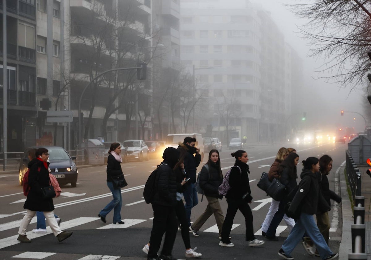 Niebla intensa en la jornada del jueves.