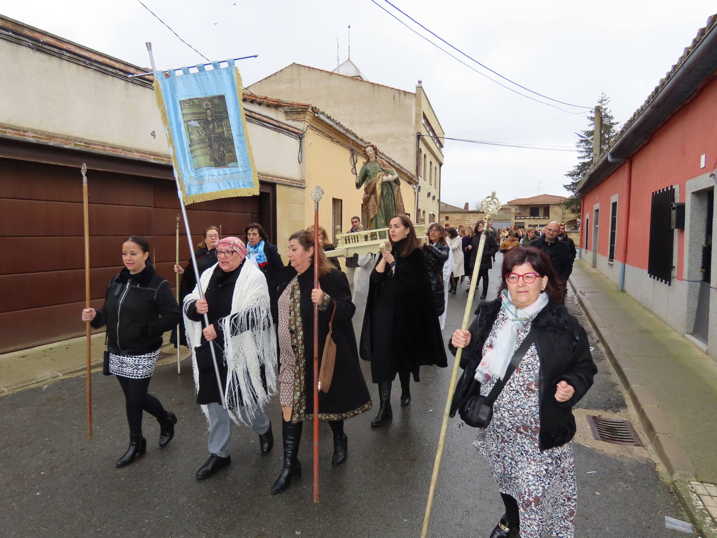 Una aguedera mayor, 63 mujeres y 14 mayordomas en Babilafuente