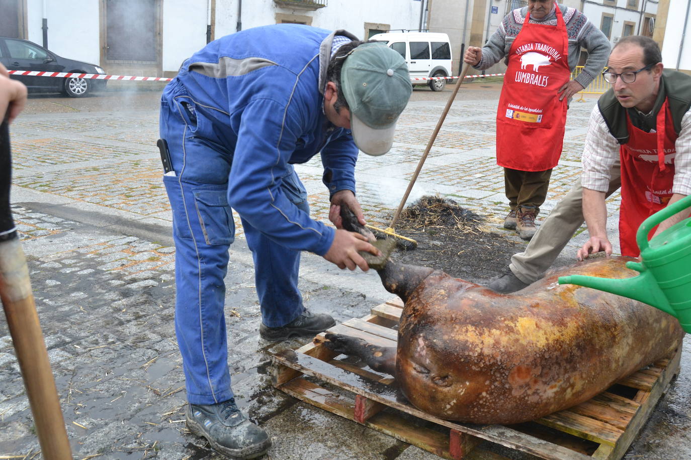 La tradición de la matanza reluce en Lumbrales