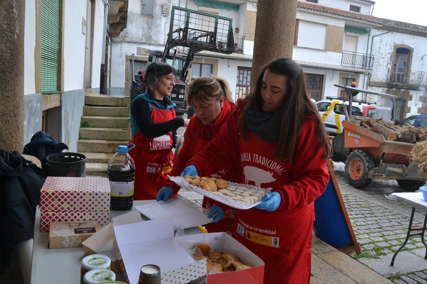 La tradición de la matanza reluce en Lumbrales