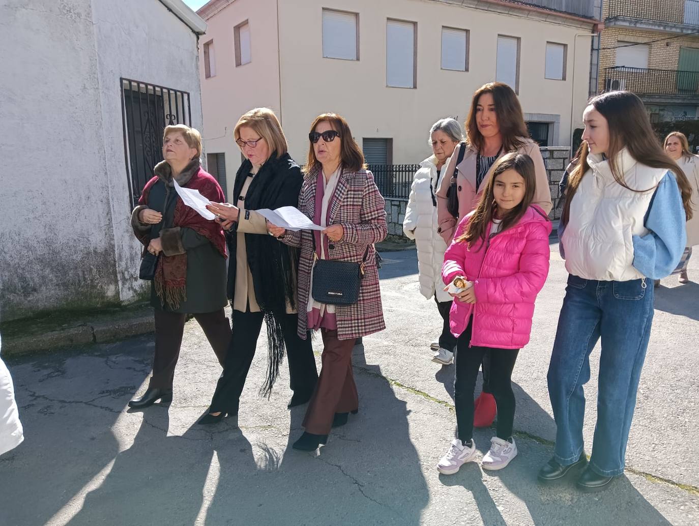 Animada celebración de las águedas en Linares de Riofrío