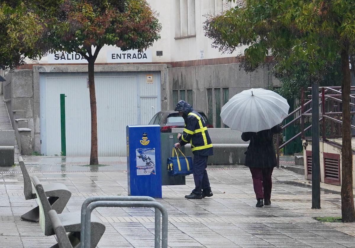 Un trabajo complicado en días de lluvia