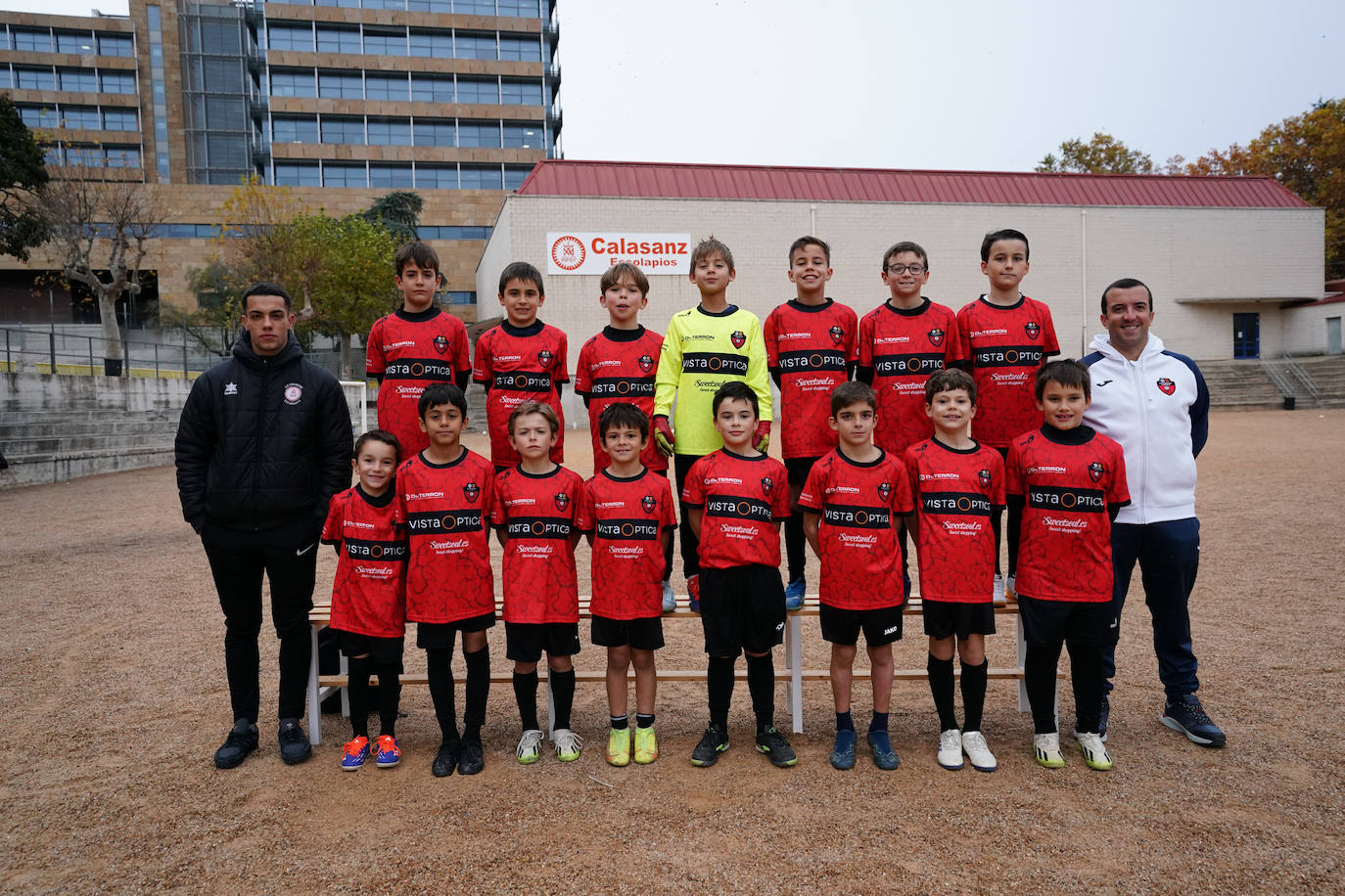 Arriba (de izquierda a derecha): Pablo Peralta, Juan Moreta, Félix, Mario, Rebollo, Gonzalo Pérez y José Juan. Abajo (de izquierda a derecha): Fuentes (delegado), Pablo Juan, Riesco, Diego, Gonzalo Domínguez, Ibán, Adrián 'Guti', Javier Martín, Alonso y Joni (entrenador).