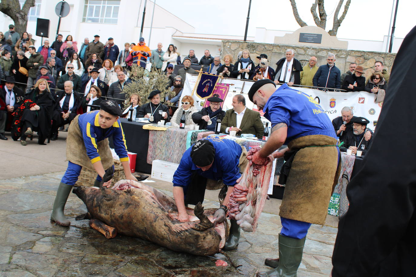 La matanza de Guijuelo rinde homenaje a los capistas