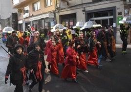 Imagen de los participantes en el Carnaval celebrado en 2024 en Béjar.