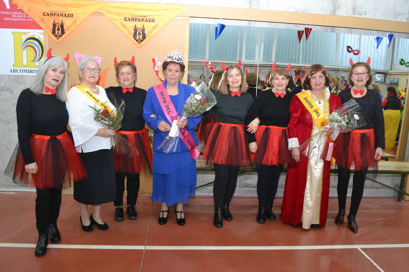 El grupo de mujeres “Amanecer” de Ciudad Rodrigo vive su fiesta de Carnaval