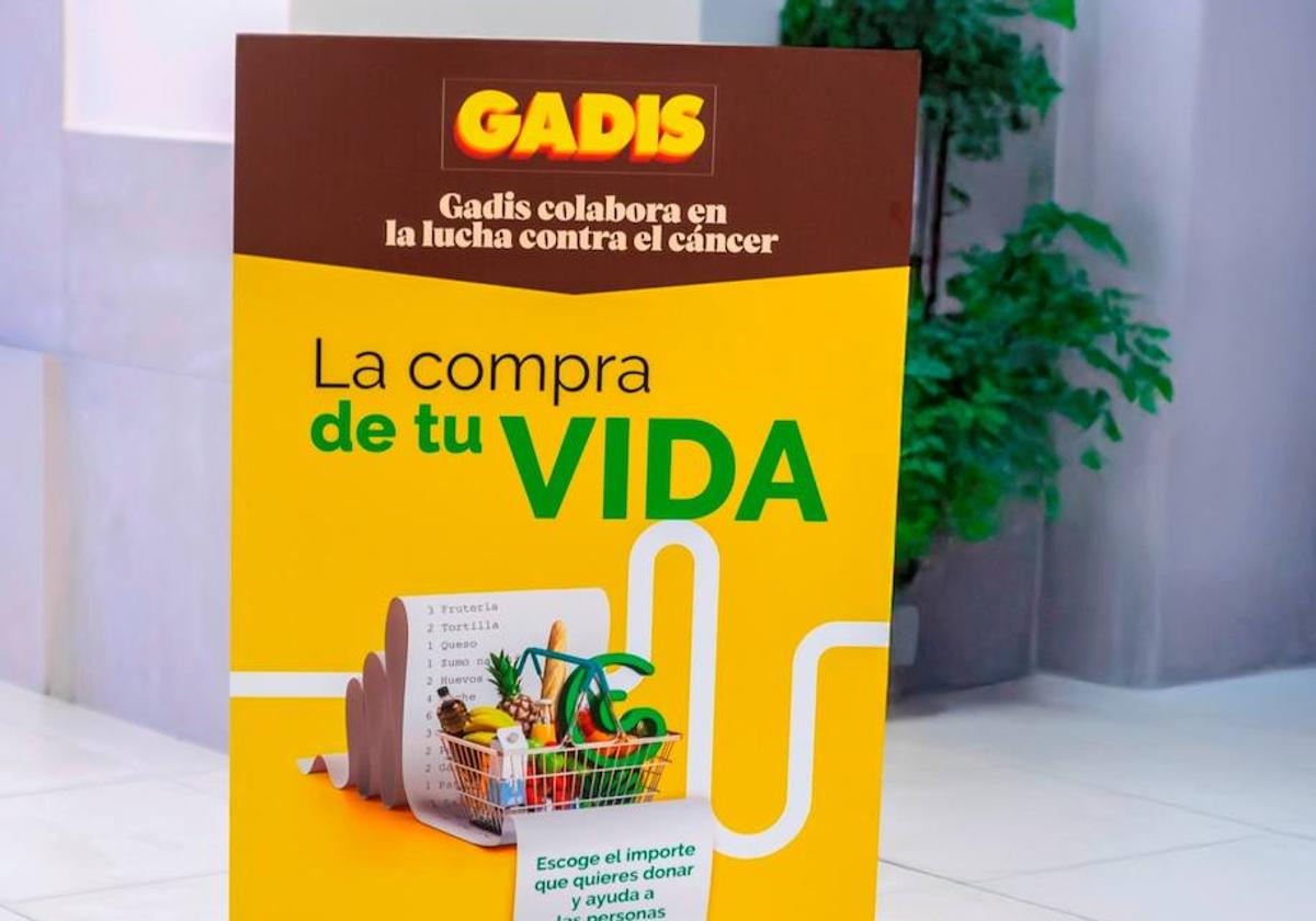 Los clientes de Gadis donan 34.149 euros a la Asociación Española Contra el Cáncer