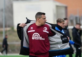 Dani Llácer durante un entrenamiento.