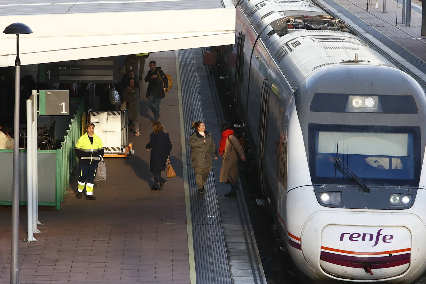 Estación de trenes de Salamanca.