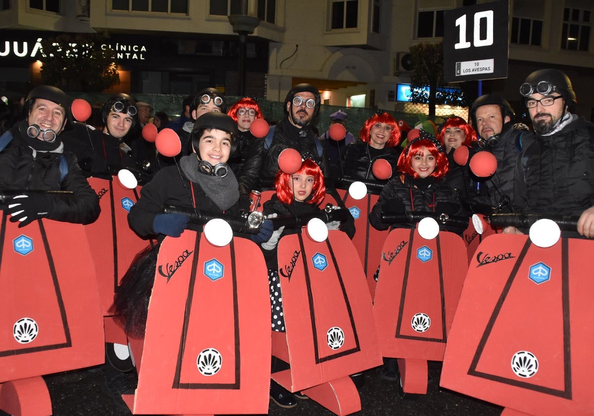 El grupo «Los Vespas» se alzaron en 2024 con el primer premio y pregonará el Carnaval el sábado día 1.