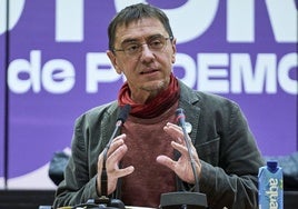 El cofundador de Podemos Juan Carlos Monedero.