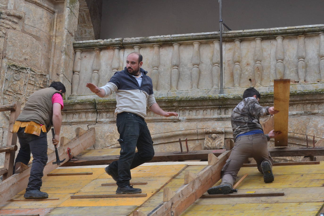 Los tablaos del Carnaval del Toro se alzan en Ciudad Rodrigo