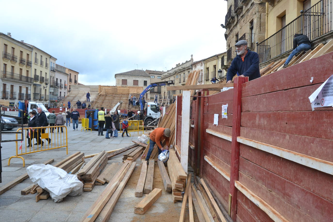 Los tablaos del Carnaval del Toro se alzan en Ciudad Rodrigo