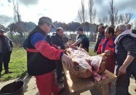 Fiesta de la matanza en Rágama