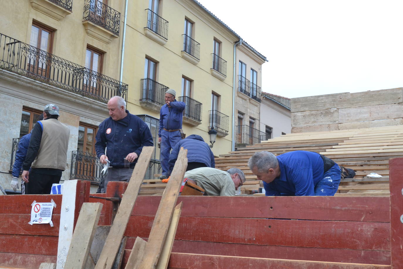 Los tablaos del Carnaval del Toro se alzan en Ciudad Rodrigo