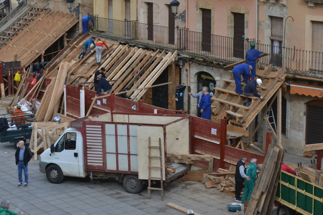 Los tablaos del Carnaval del Toro se alzan en Ciudad Rodrigo