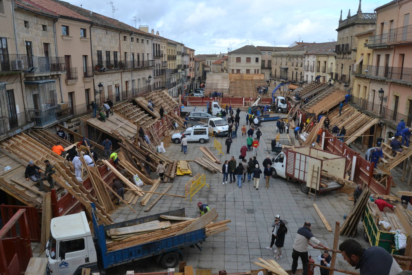 Los tablaos del Carnaval del Toro se alzan en Ciudad Rodrigo