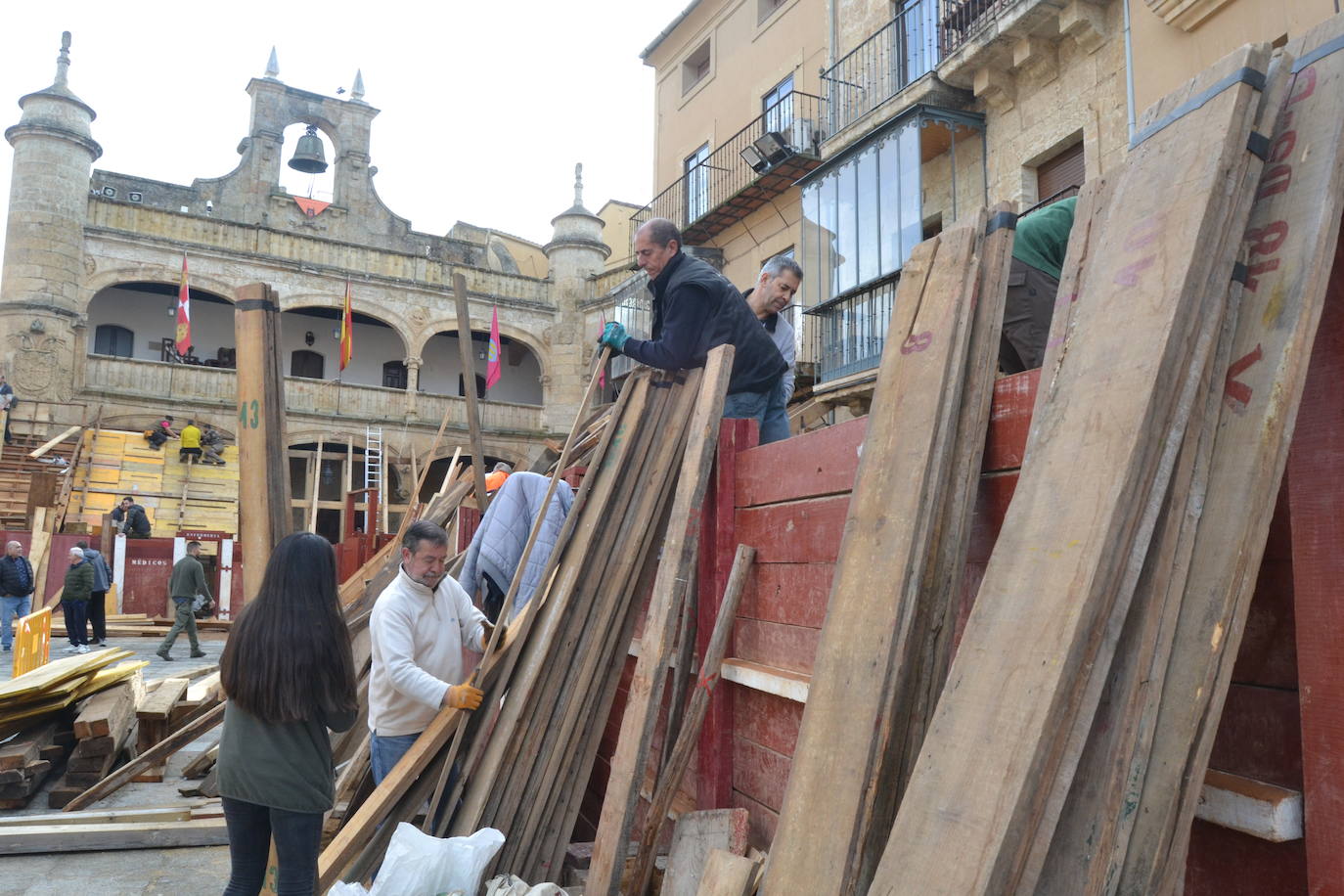 Los tablaos del Carnaval del Toro se alzan en Ciudad Rodrigo