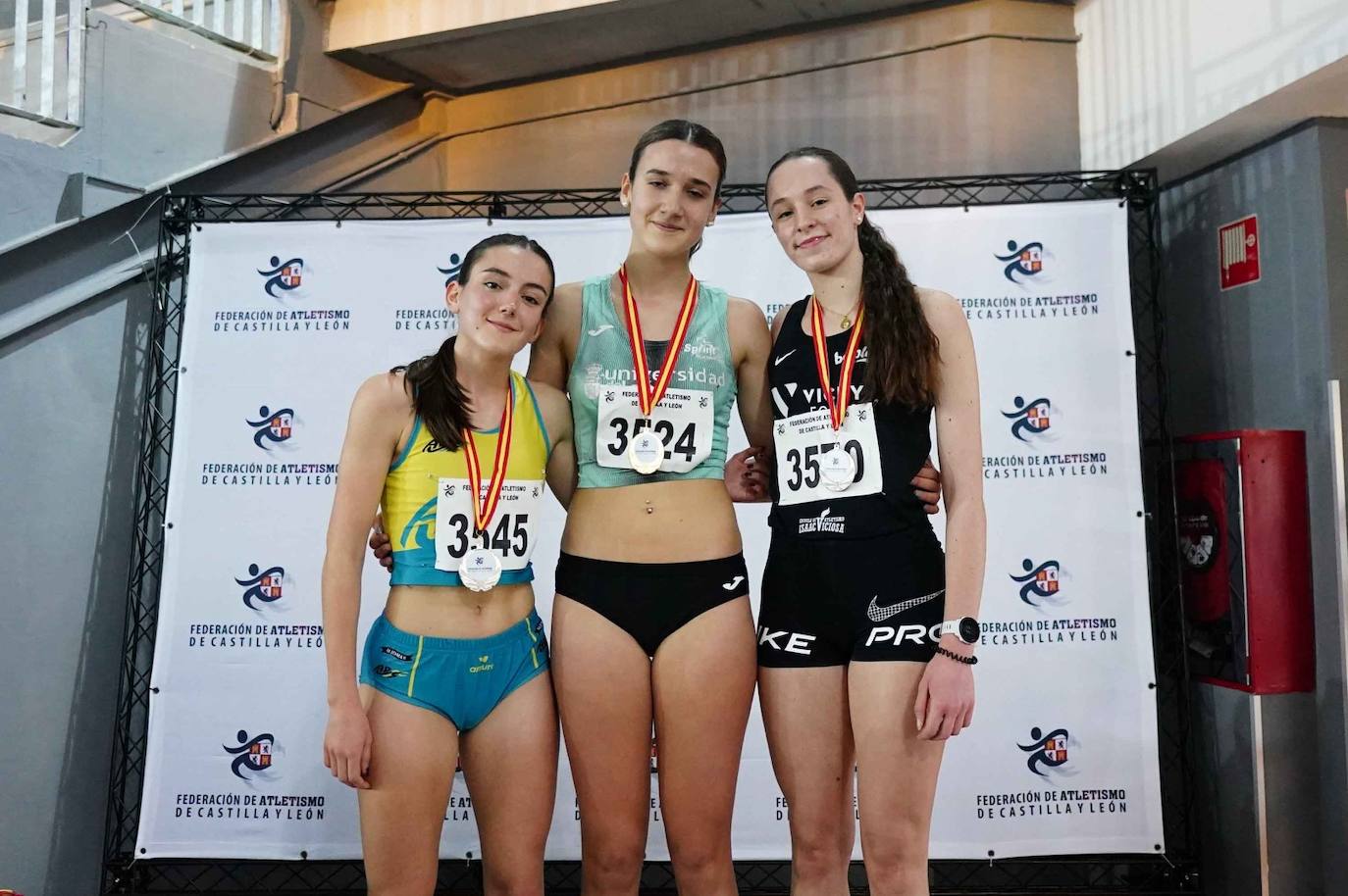 Lluvia de medallas en los Campeonatos de Castilla y León sub 20 y sub 16