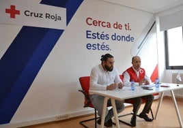 Alberto Andrés y Ángel Agudo en la presentación ante los medios