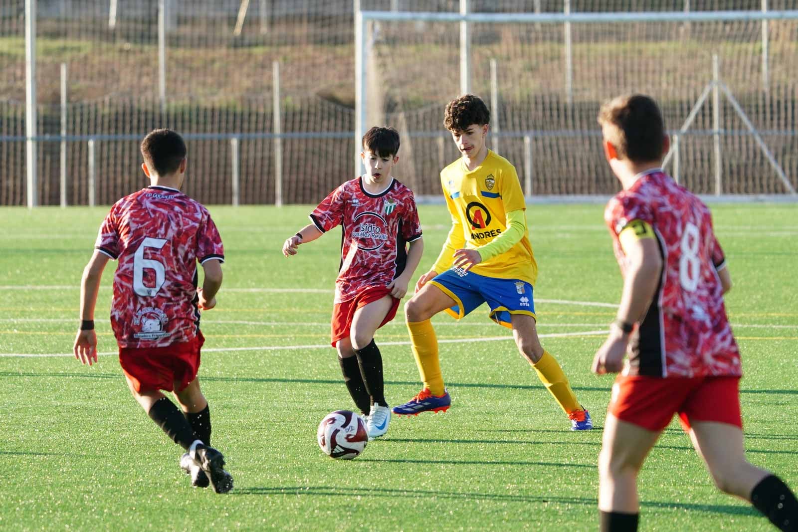 Las mejores imágenes de la jornada 17 en el fútbol base