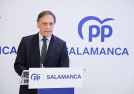 Carlos García Carbayo, presidente del PP de Salamanca y alcalde de la capital charra.