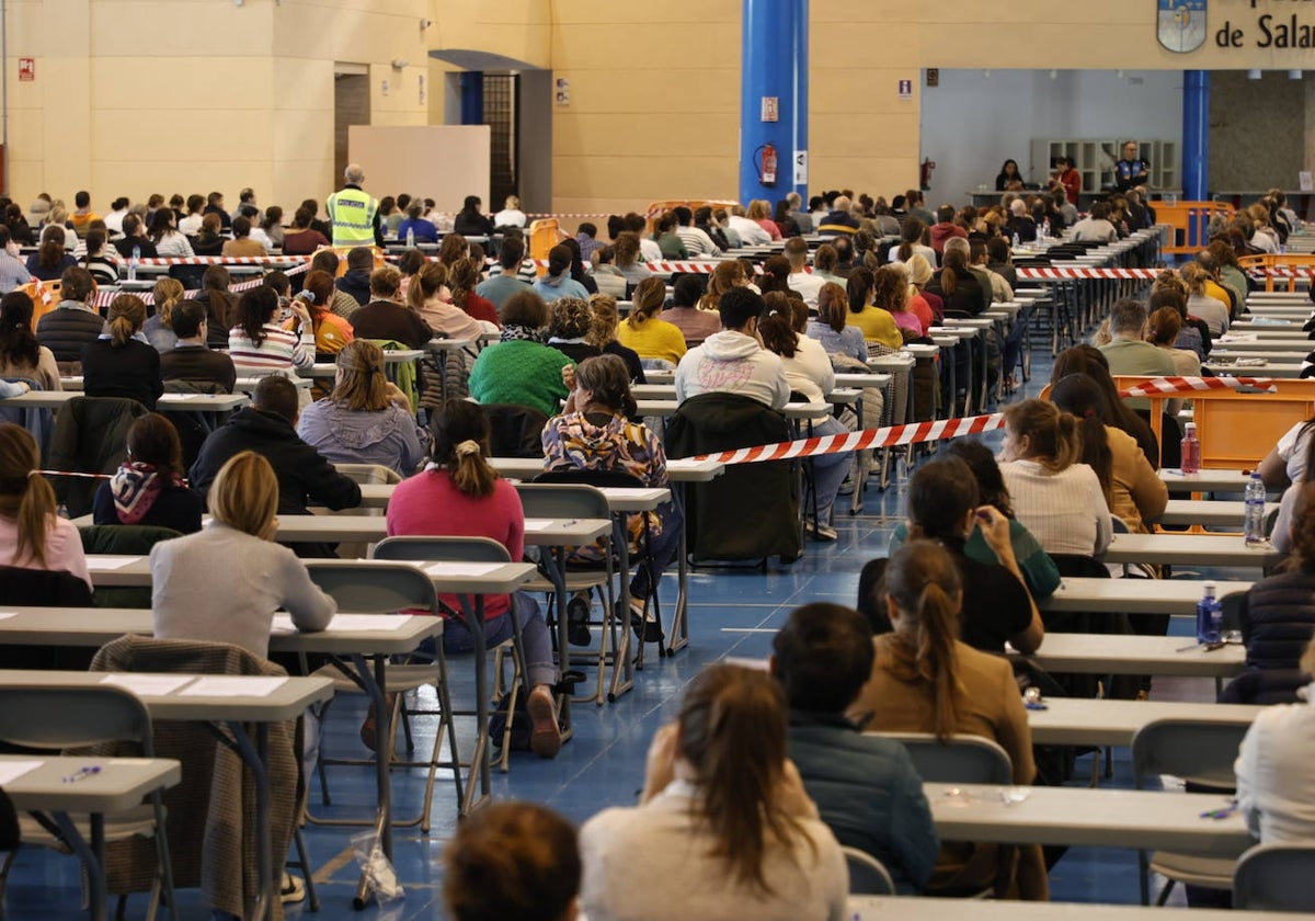 Oposiciones a auxiliar administrativo del Ayuntamiento de Salamanca.