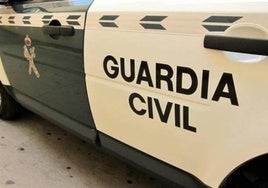 Imagen de un vehículo de la Guardia Civil.