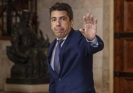 El presidente de la Generalitat Valenciana, Carlos Mazón.