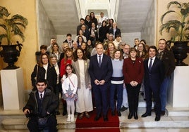 Recepción en el Ayuntamiento de Salamanca a la asociación Aerscyl