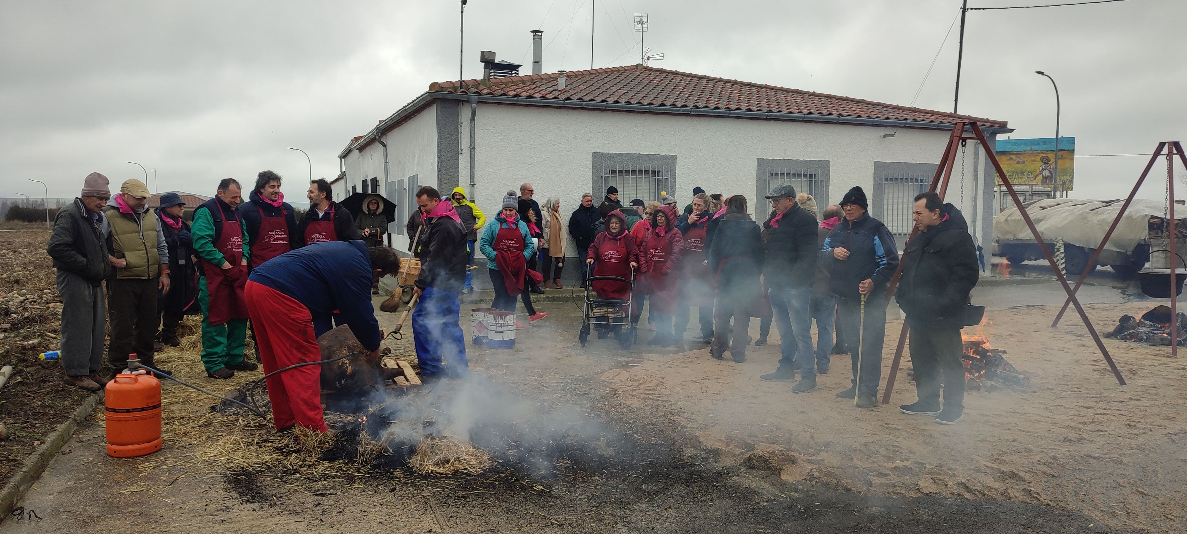 Destacada participación en la II matanza tradicional de Bóveda del Río Almar