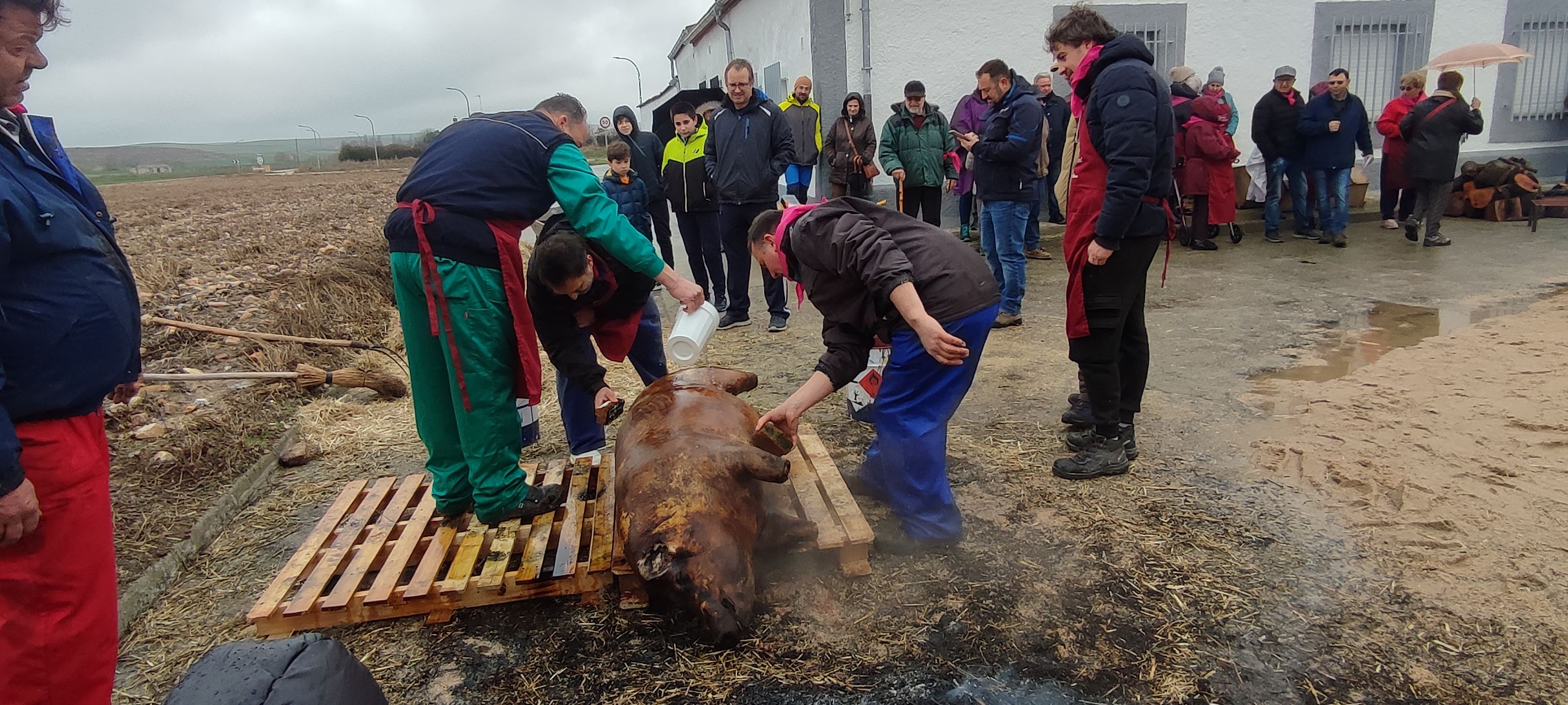 Destacada participación en la II matanza tradicional de Bóveda del Río Almar