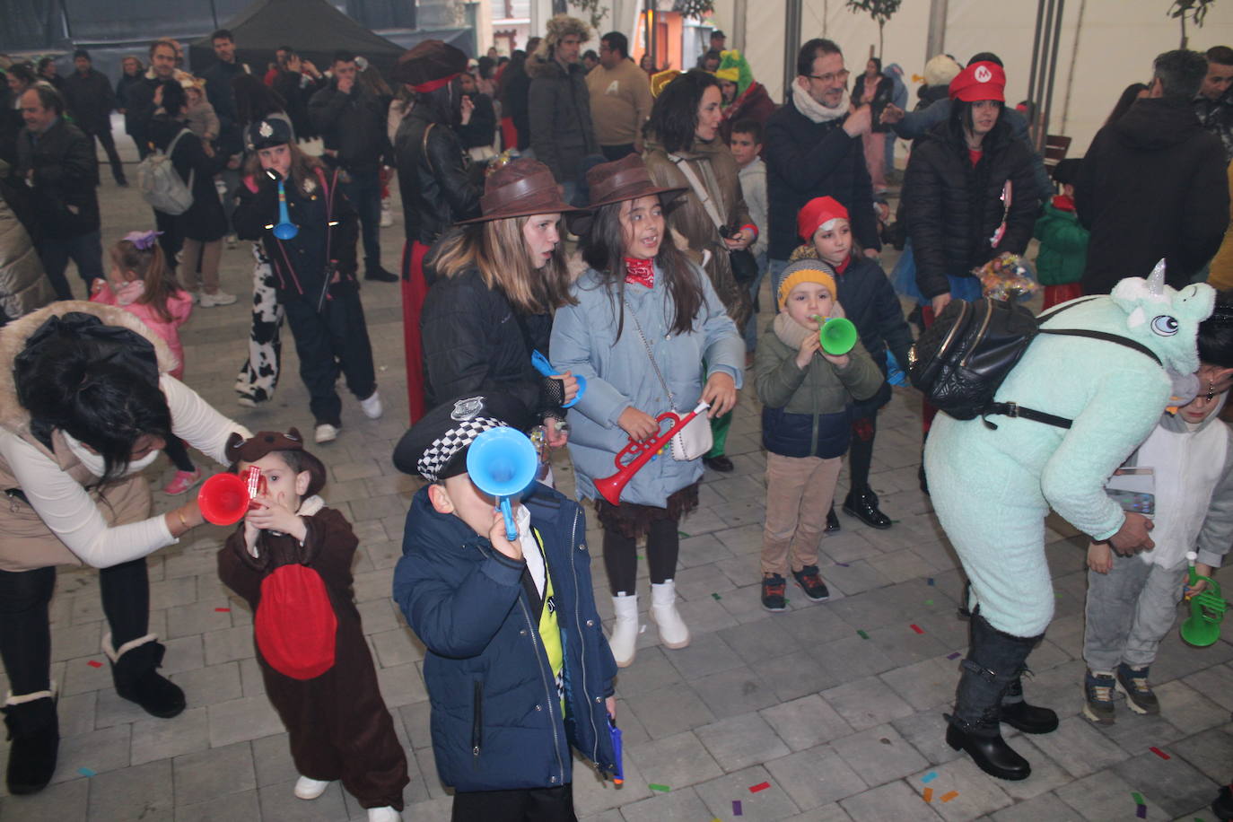 Animada trompetada en el Carnaval de Guijuelo