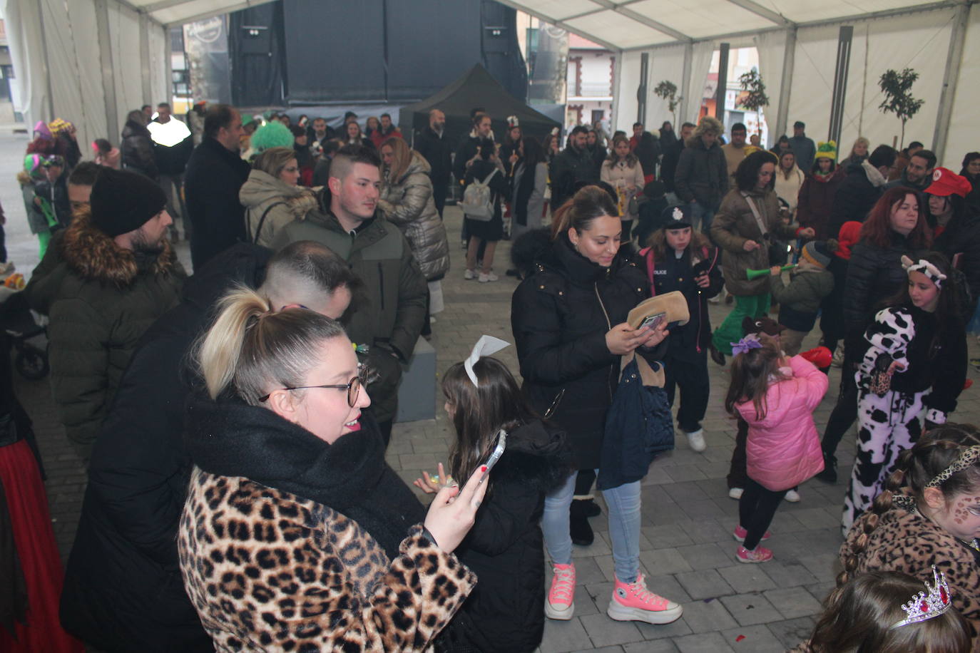 Animada trompetada en el Carnaval de Guijuelo