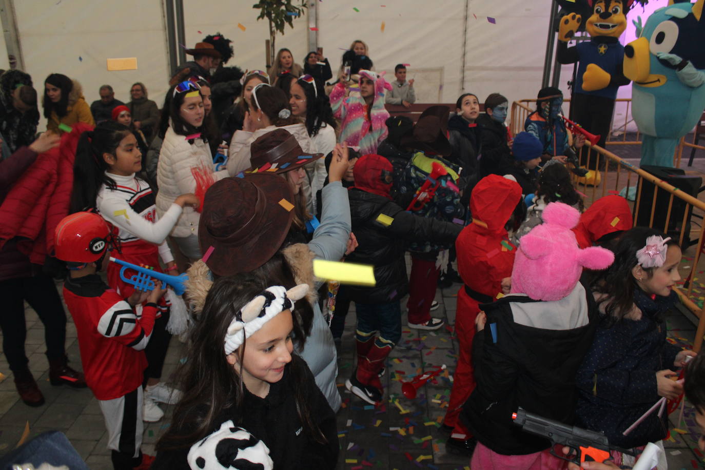 Animada trompetada en el Carnaval de Guijuelo