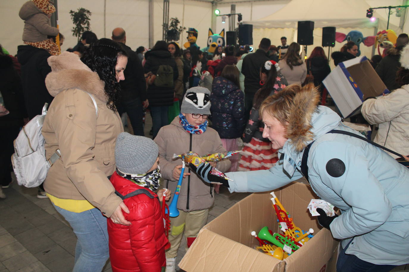 Animada trompetada en el Carnaval de Guijuelo