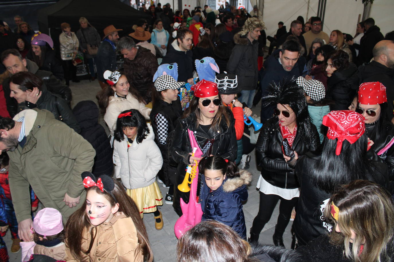 Animada trompetada en el Carnaval de Guijuelo