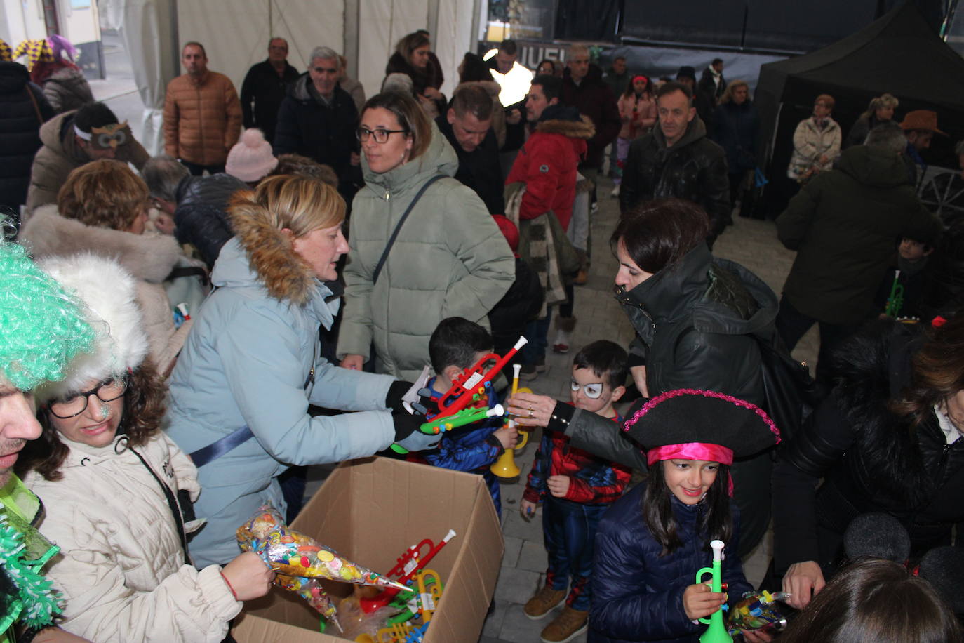 Animada trompetada en el Carnaval de Guijuelo