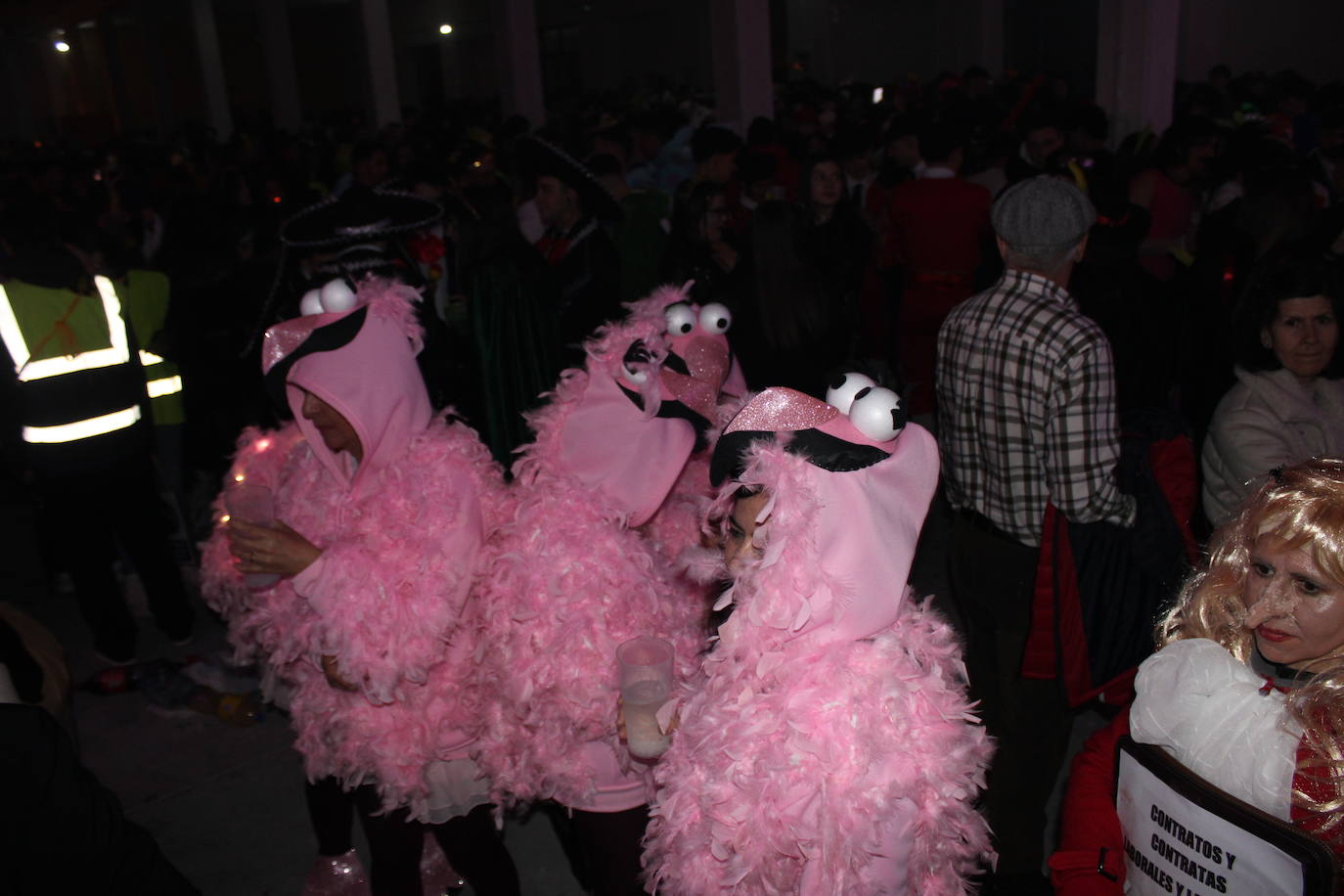 Multitudinaria fiesta de Carnaval en Béjar aún sin desfile por la lluvia